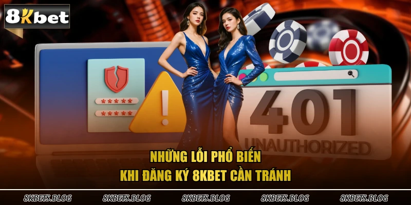 Những lỗi phổ biến khi đăng ký 8KBET cần tránh