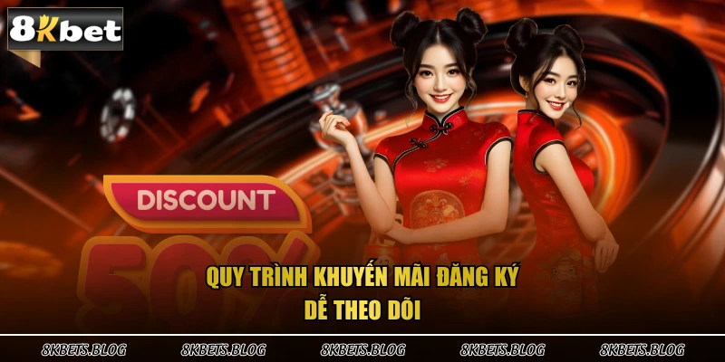 Quy trình khuyến mãi đăng ký dễ theo dõi