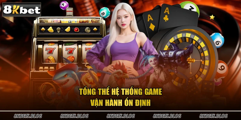 Tổng thể hệ thống game vận hành ổn định